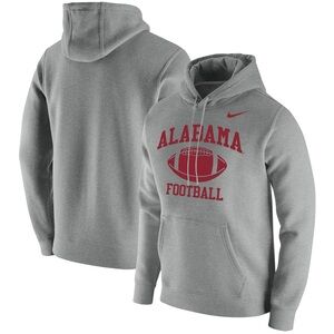 Nike Gray Alabama Football Pullover Hoodie